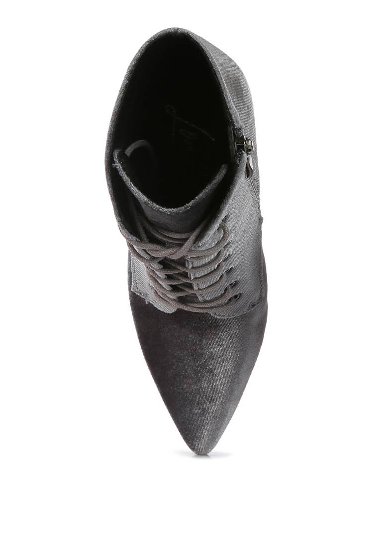 Rag Company - Wholesale Booties - Women's - BORNSTA Velvet High Heeled Velvet Boots9