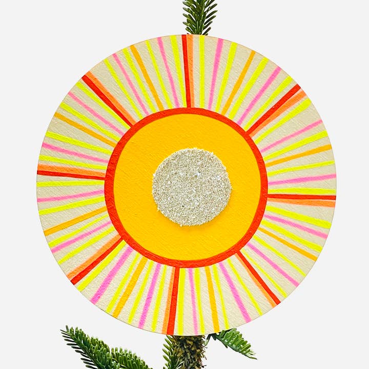 TREE TOPPER - SUN for wholesale by Cosmic Peace Studio