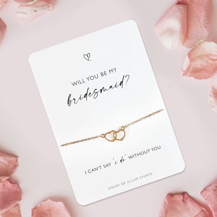 Bridesmaid Proposal Bracelet | Will You Be My Bridesmaid for wholesale by House of Allum Events