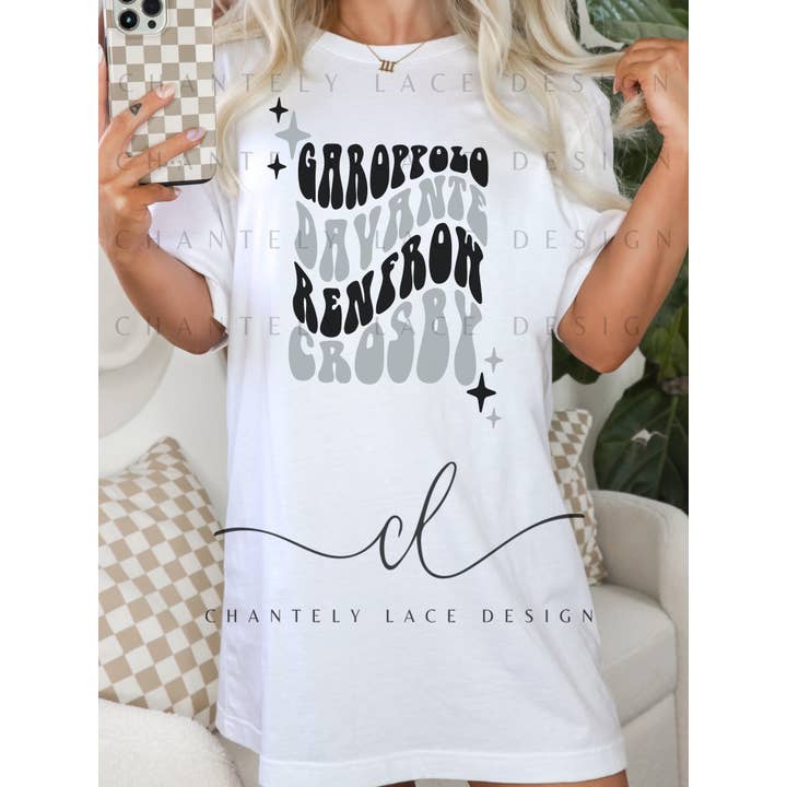 Las Vegas Raiders Groovy Teammates Comfort Colors for wholesale by Chantely Lace