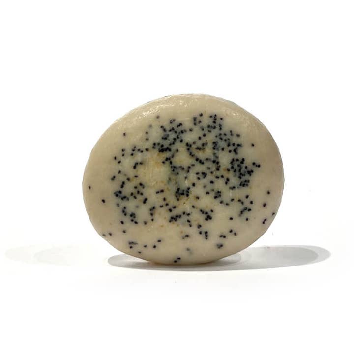 THE SIGNATURE STONE | DONKEY MILK + GHASSOUL CLAY + POPPY for wholesale by Alchemia Soaps