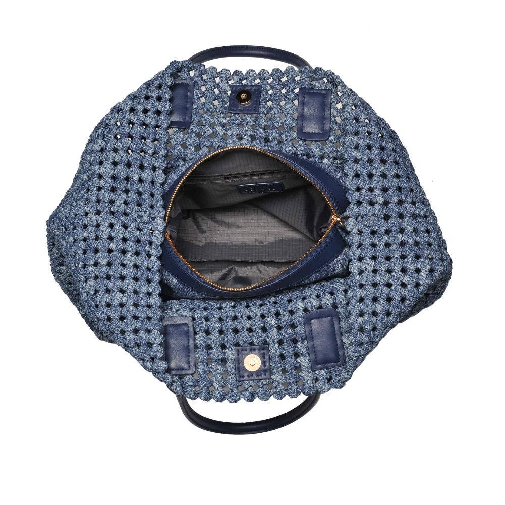 Sol and Selene - Vendita all'ingrosso Borsa tote - Donna - Borsa Grande Intrecciata a Mano Solstice24