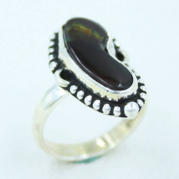 Mexican Fire Agate Sterling Silver Ring for wholesale by Silvex Jewelry