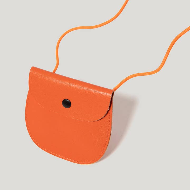 KNOK – wholesale Crossbody-väska – Barn – LÄDERPÅSE BARN (ORANGE)