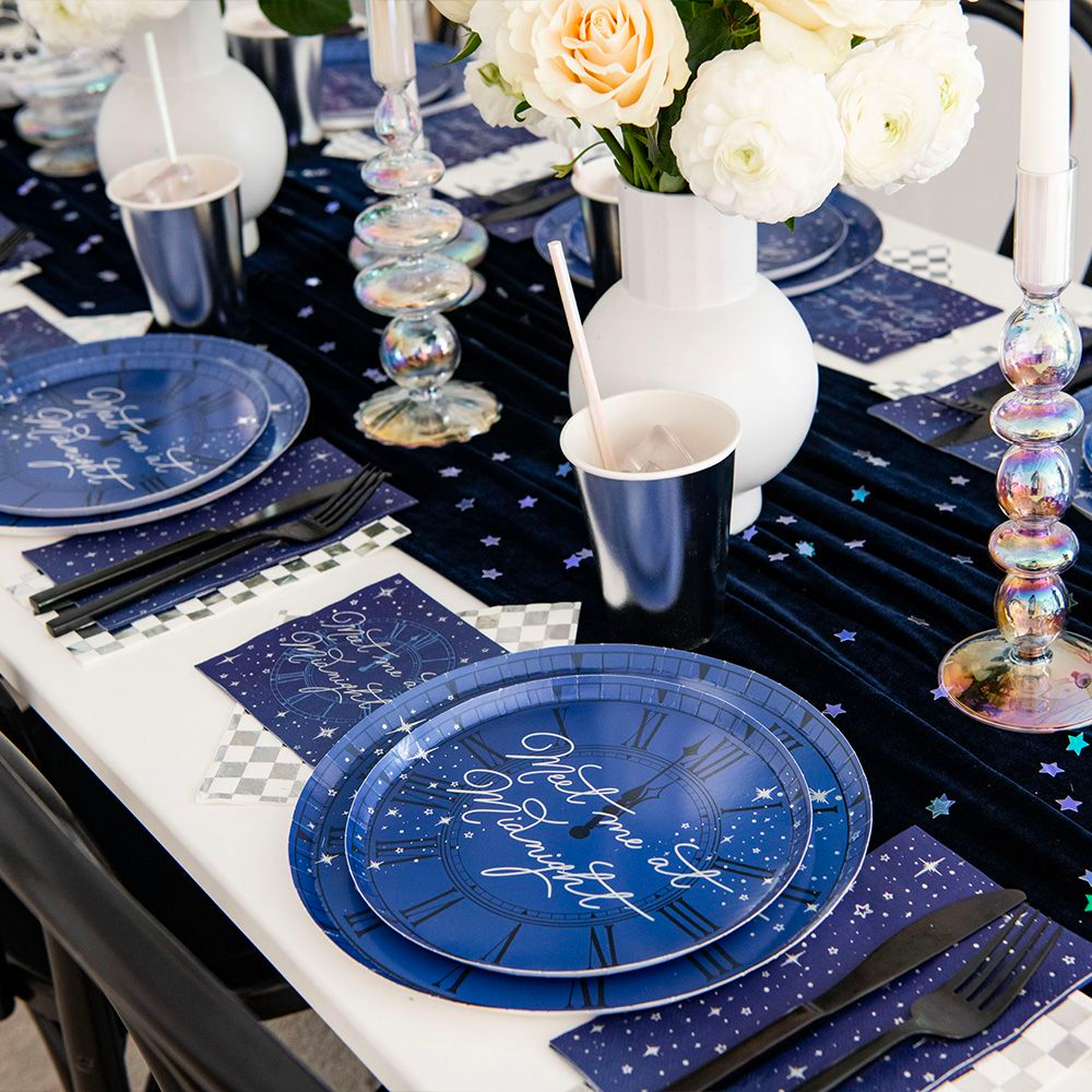 Jollity & Co. + Daydream Society - Wholesale Disposable Plate - Meet Me At Midnight Dessert Plates2