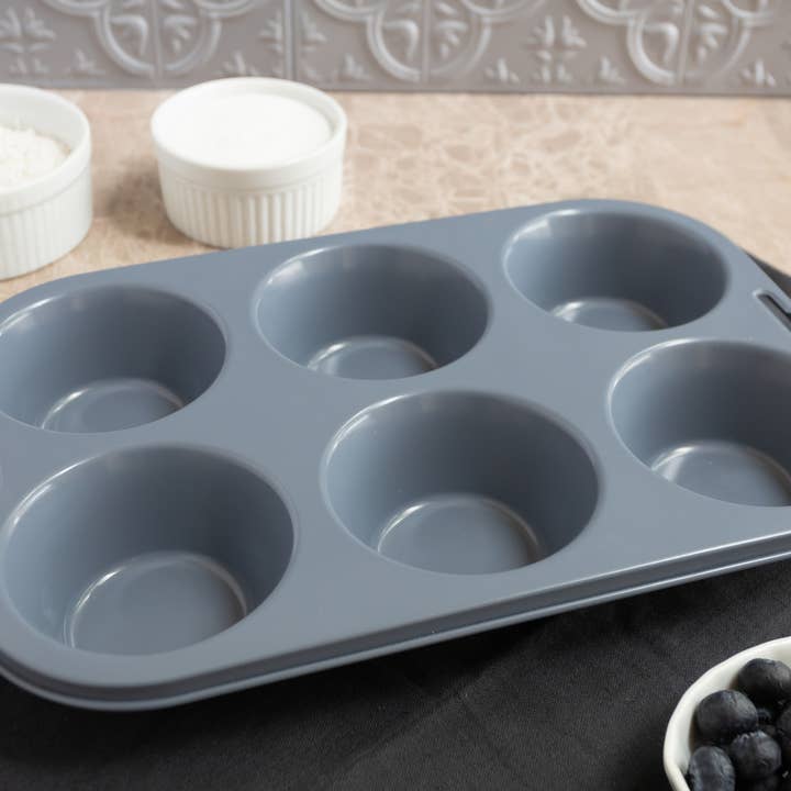 Fox Run Brands - Wholesale Cupcake/Muffin Pan - Fox Run Non-Stick Extra Large Muffin and Cupcake Pan, 6 Cup2