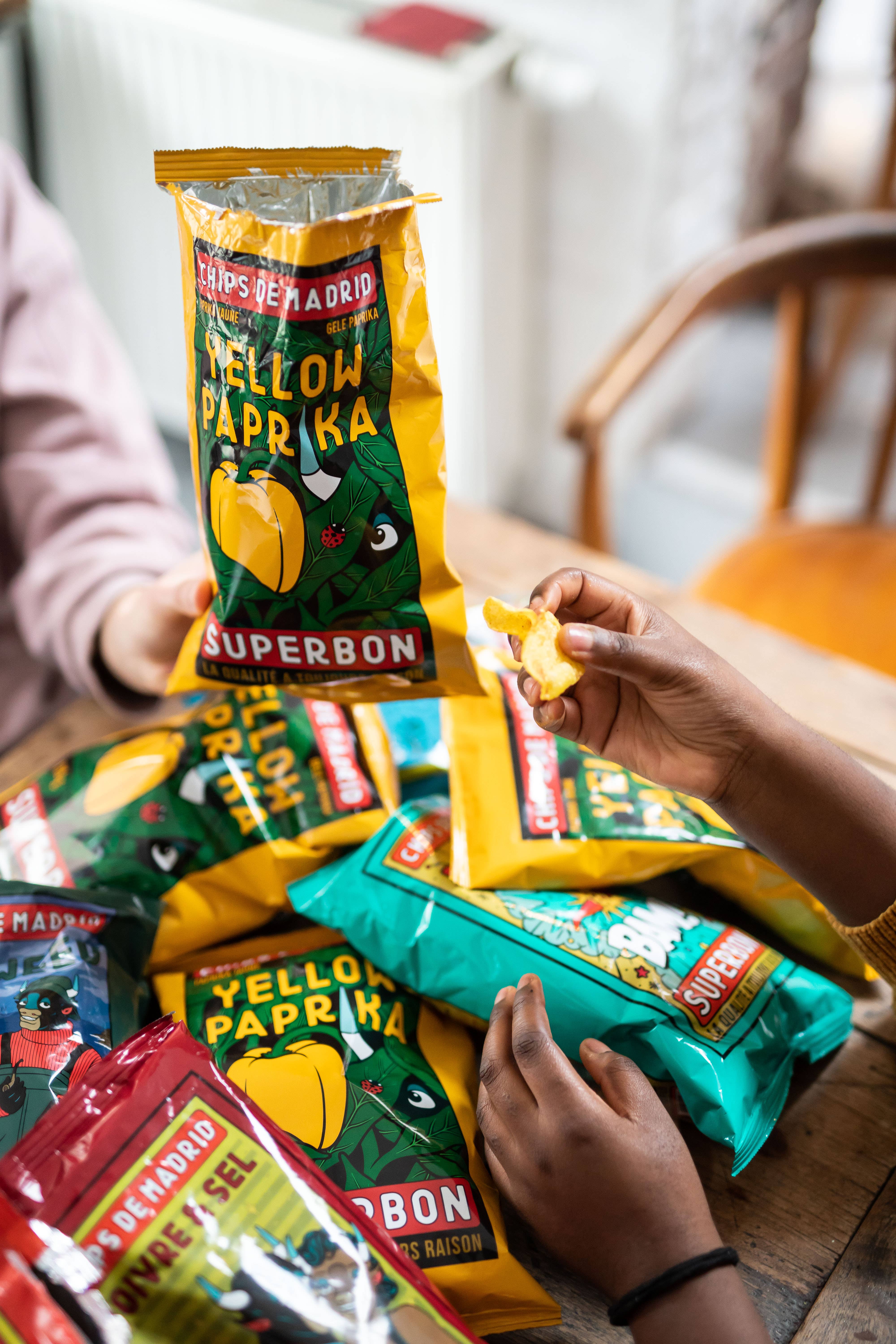 Superstories - Wholesale Chips - Yellow Paprika Crisps 135g - Superbon1