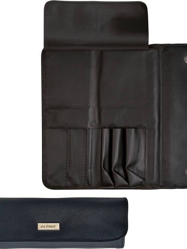 Klassisk etui, tom, af kunstlæder i safranlæder-look for engroshandel hos da Vinci Künstlerpinselfabrik DEFET GmbH