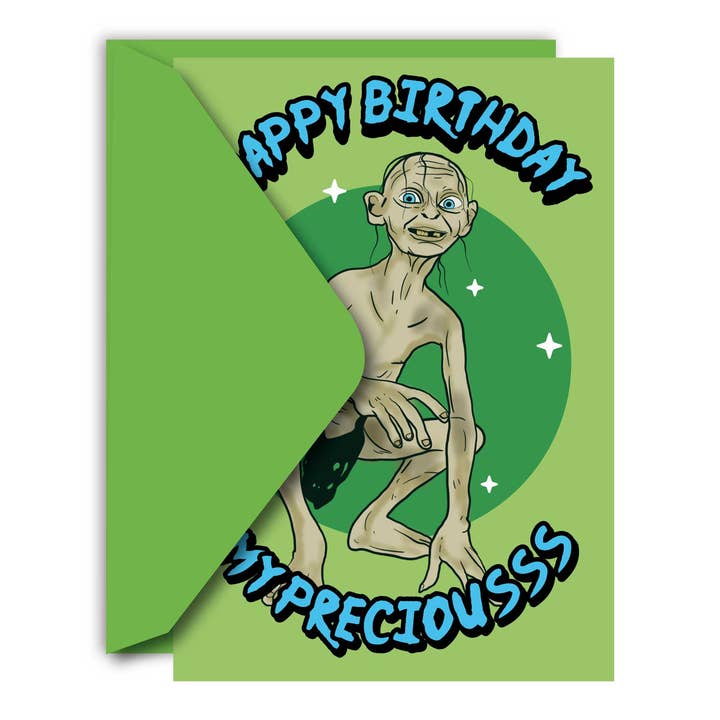 Studio Soph (We Pay Your Import Fees - We Ship DDP) - Wholesale Birthday Card - Happy Birthday My Precious Halloween Greeting Card 1