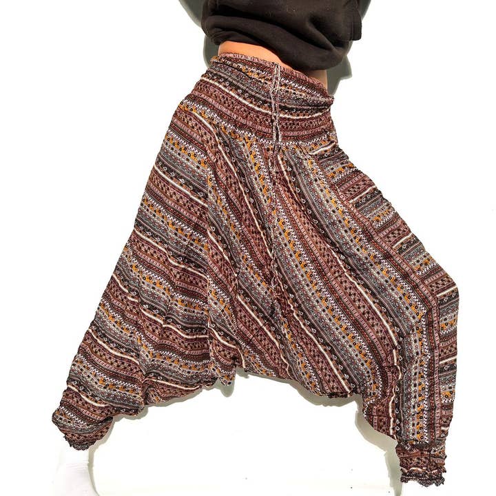 Pantalon génie avec divers imprimés (ST-PANT-PDA-2206) pour la vente par Shop Therapy