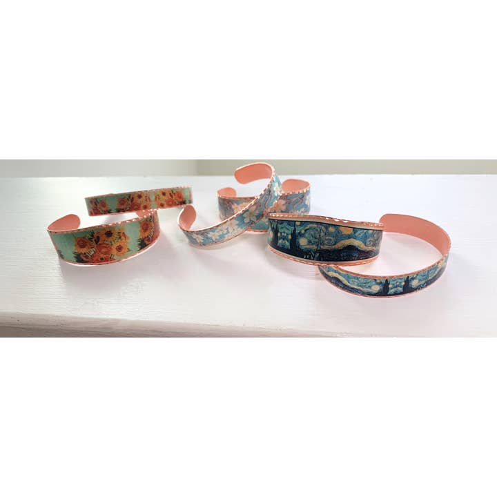 COPPER ARTS INC. - Wholesale Cuff Bracelet - BVG 02 Van Gogh Starry Night Bracelet3