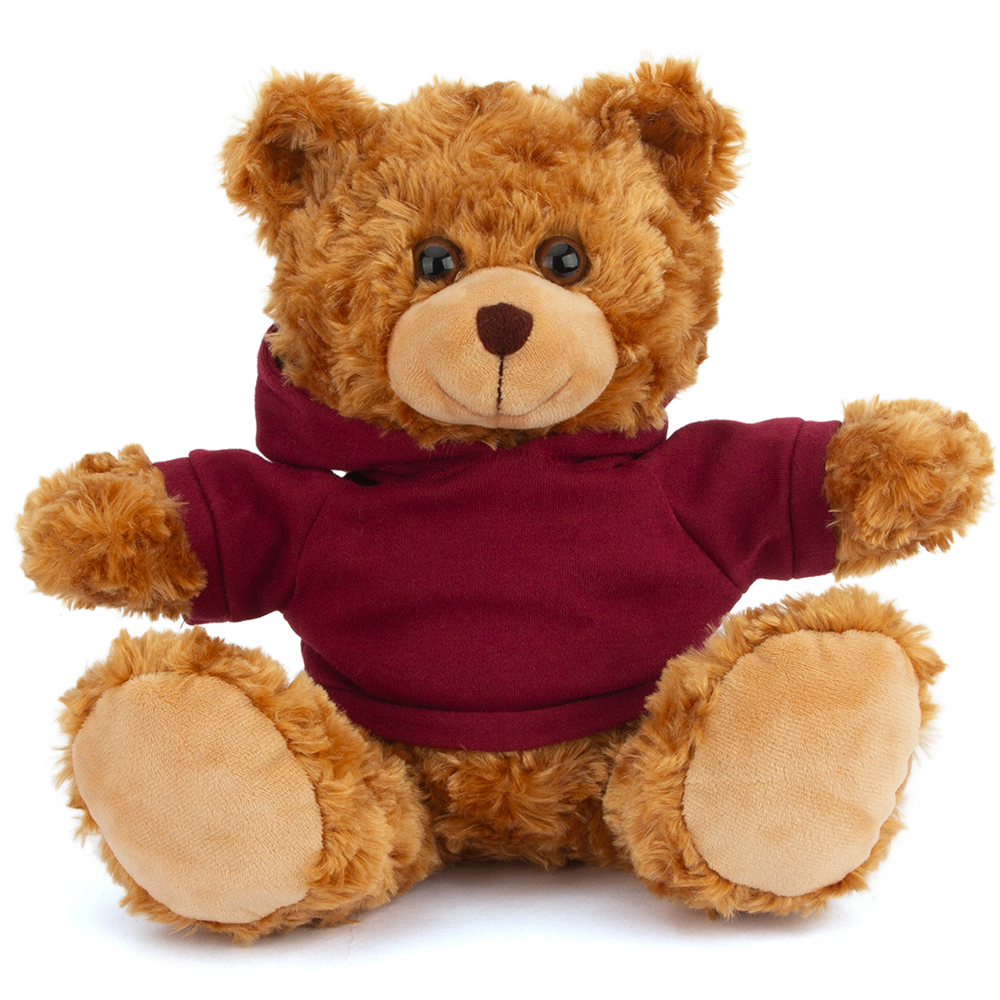 Plushland – wholesale Stuffed/plush toy – Kids & baby – 11" Personalized Teddy Bear in Hoodie | Custom Sitting Bear2