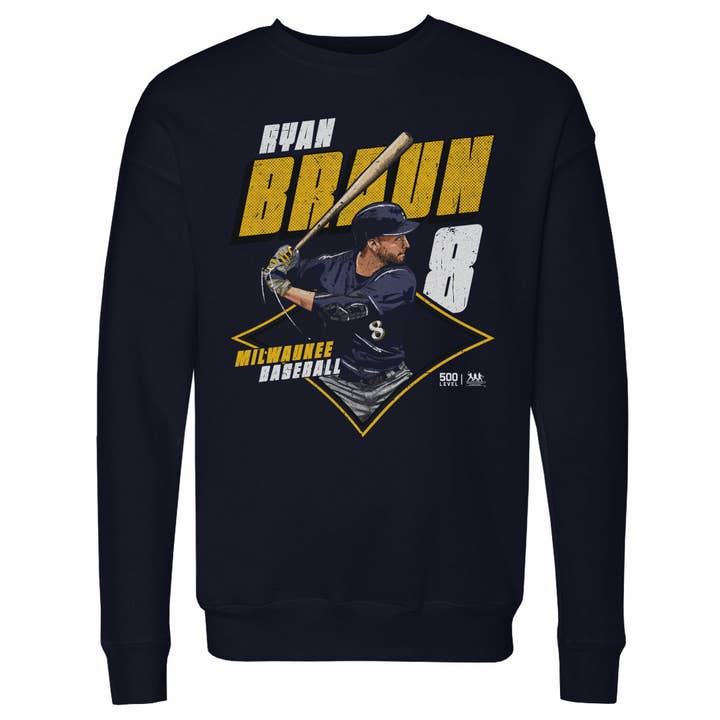 Ryan Braun Milwaukee Diamond WHT #11 for wholesale by 500 LEVEL