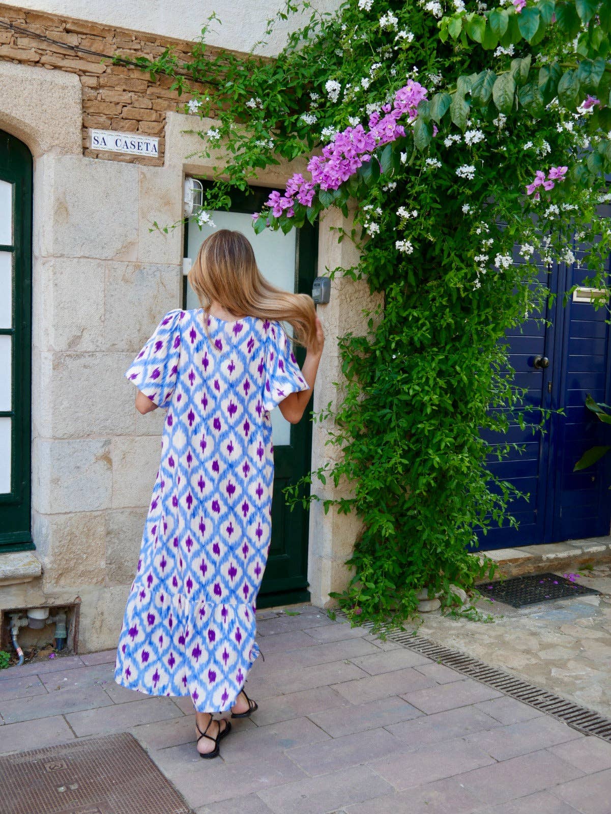 MindTraveler – Großhandel Kleid – Damen – Mica Blaues Kleid7