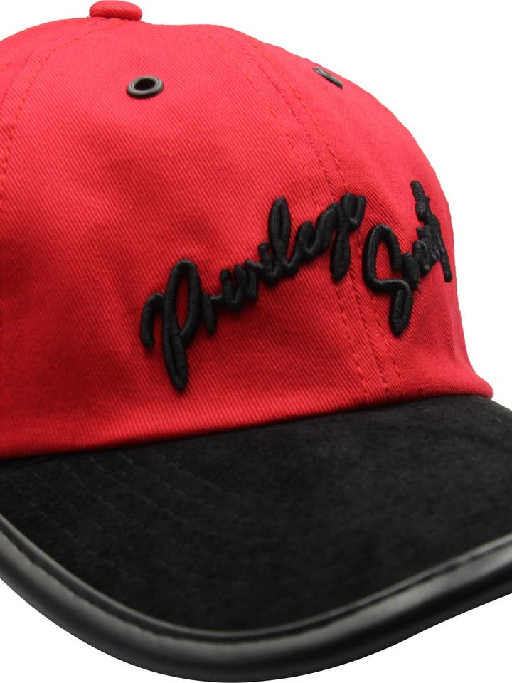 PS Limited Script pappa hatt, röd/svart för wholesale av Privilege Society