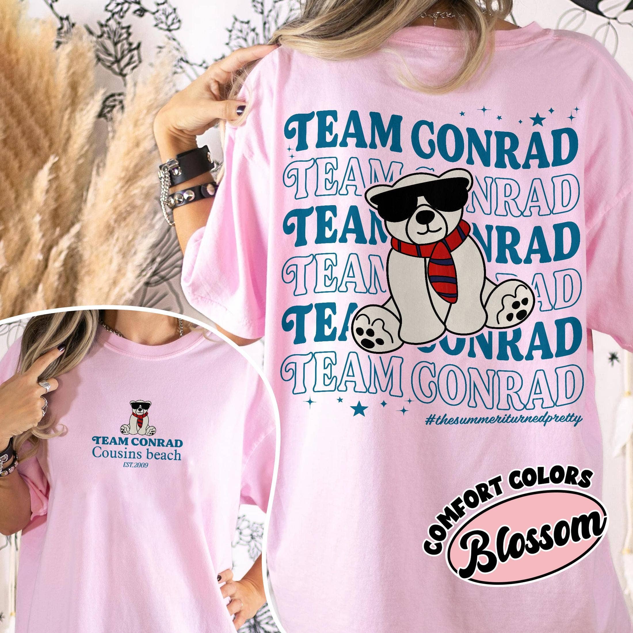 Glaime - Wholesale T-Shirt (Graphic) - Unisex - Comfort Colors Cousins Beach Shirt, Summer I Turned Pretty 3