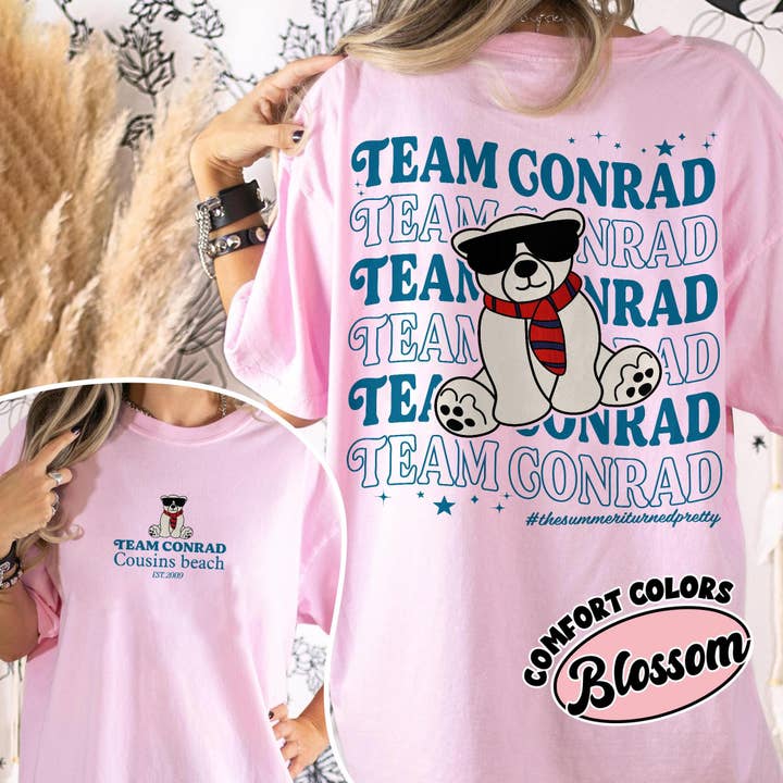 Glaime - Wholesale T-Shirt (Graphic) - Unisex - Comfort Colors Cousins Beach Shirt, Summer I Turned Pretty 3