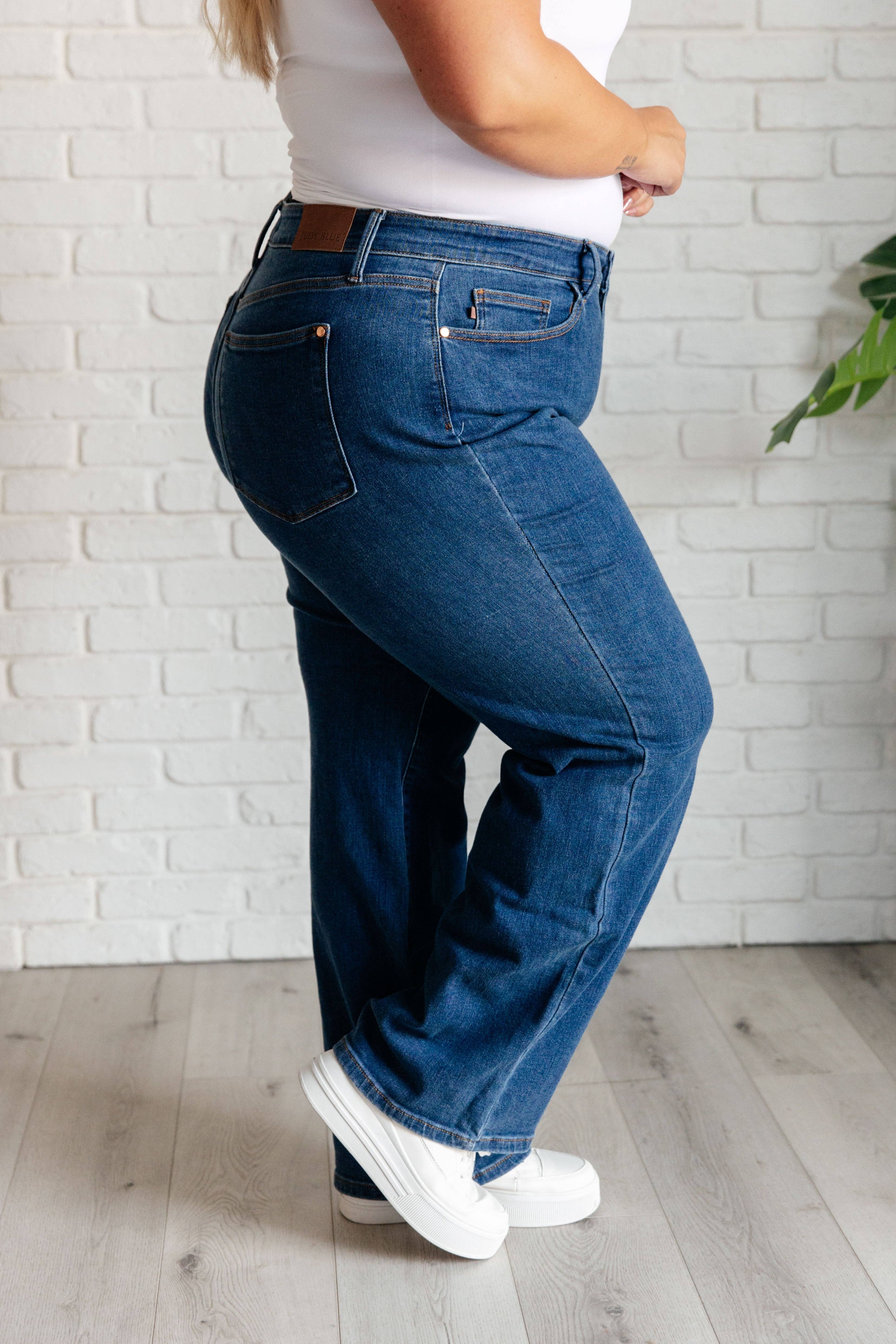 Avenue Wholesale - Wholesale Jeans - Women's - Judy Blue High Rise Vintage Wide Leg Jeans5