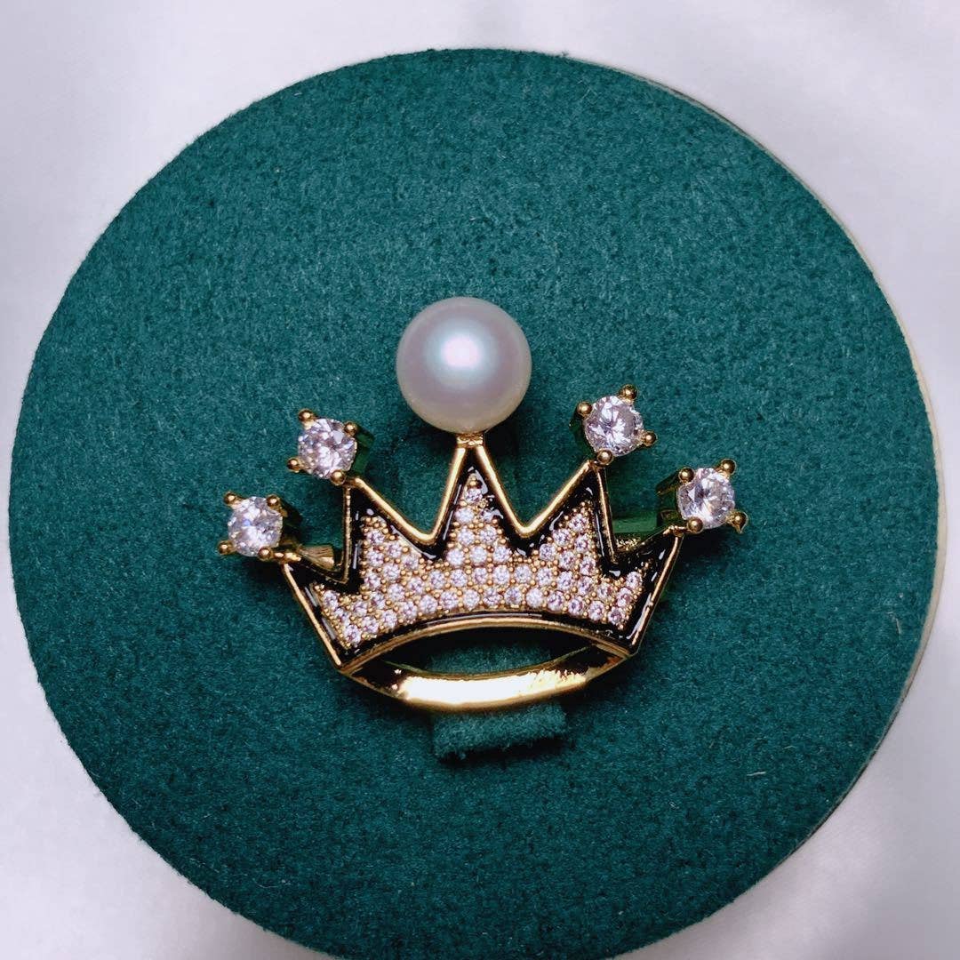 Ole - Wholesale Brooch - Crown Rhinestone Brooch PA53944