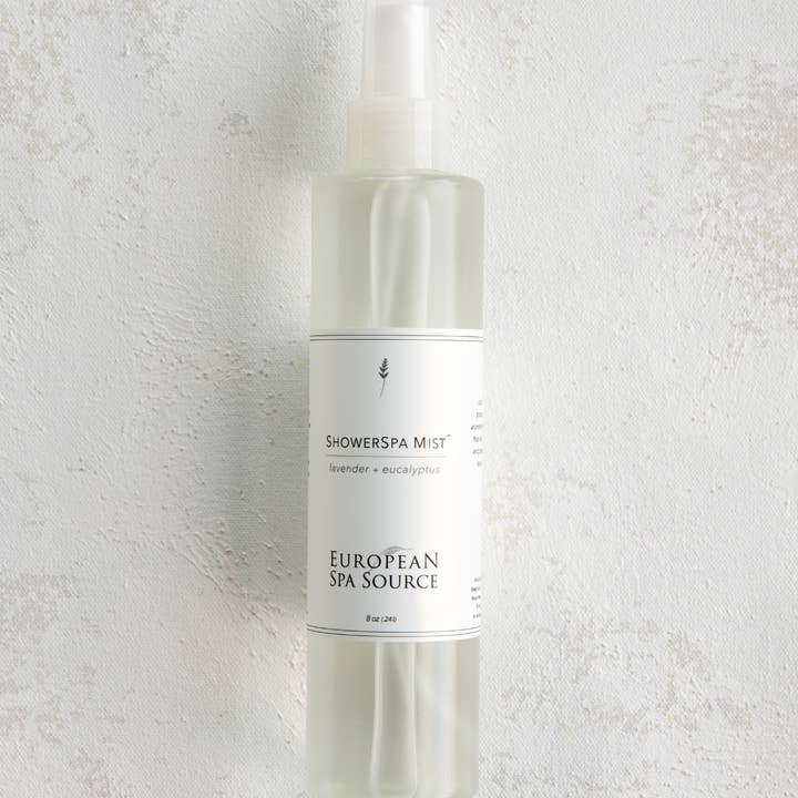 European Spa Source – wholesale Aromatherapy mist – Calming Lavender + Eucalyptus ShowerSpa Mist™
