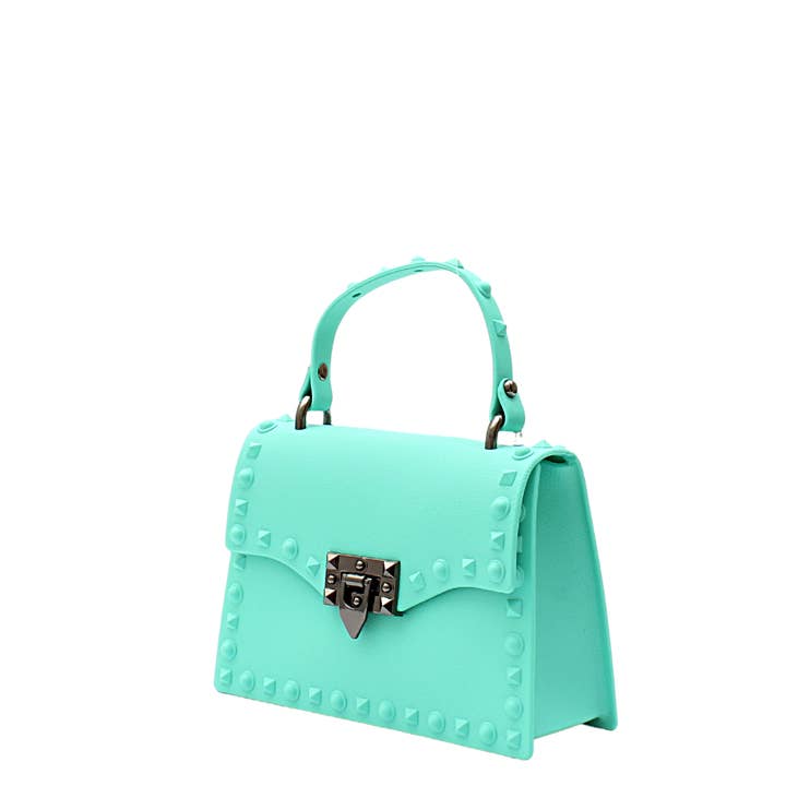 DASTI - Wholesale Top Handle Bag - Women's - Dasti Studded Handbags for Women Mini, Mint
