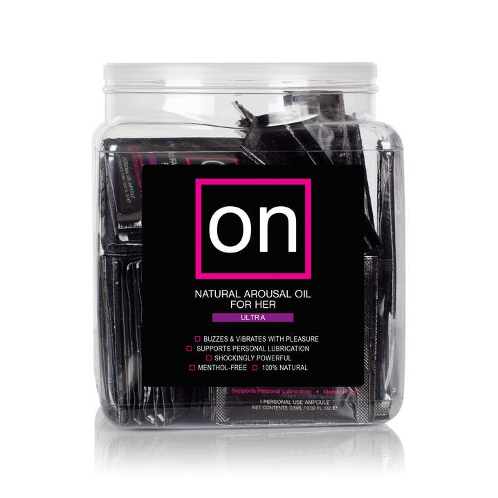 Sensuva - Wholesale Personal Lubricant - Onâ„¢ Arousal Oil Ultra 75 Piece Single Use Ampoule