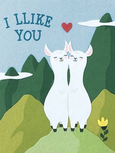 Llike You Llamas for wholesale by Good Paper
