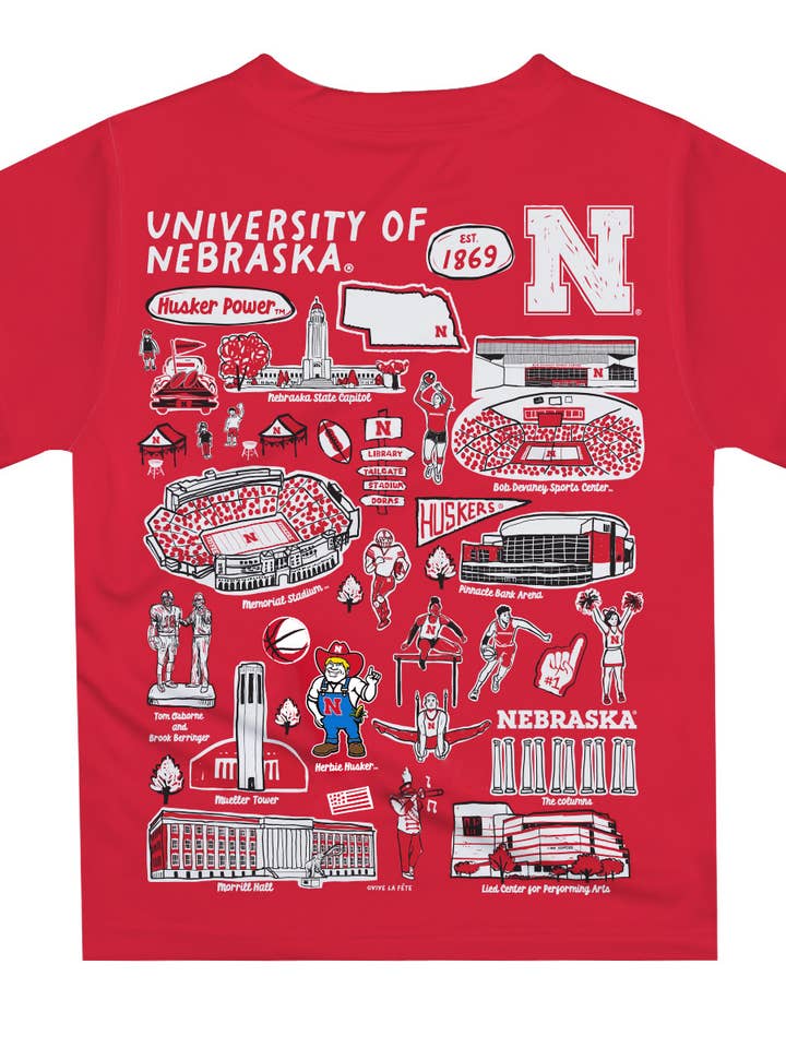 Nebraska Huskers Hand Sketched Impressions Boys T-Shirt and other Purchase Wholesale huskers. Free Returns & Net 60 Terms on Faire trending on Faire.
