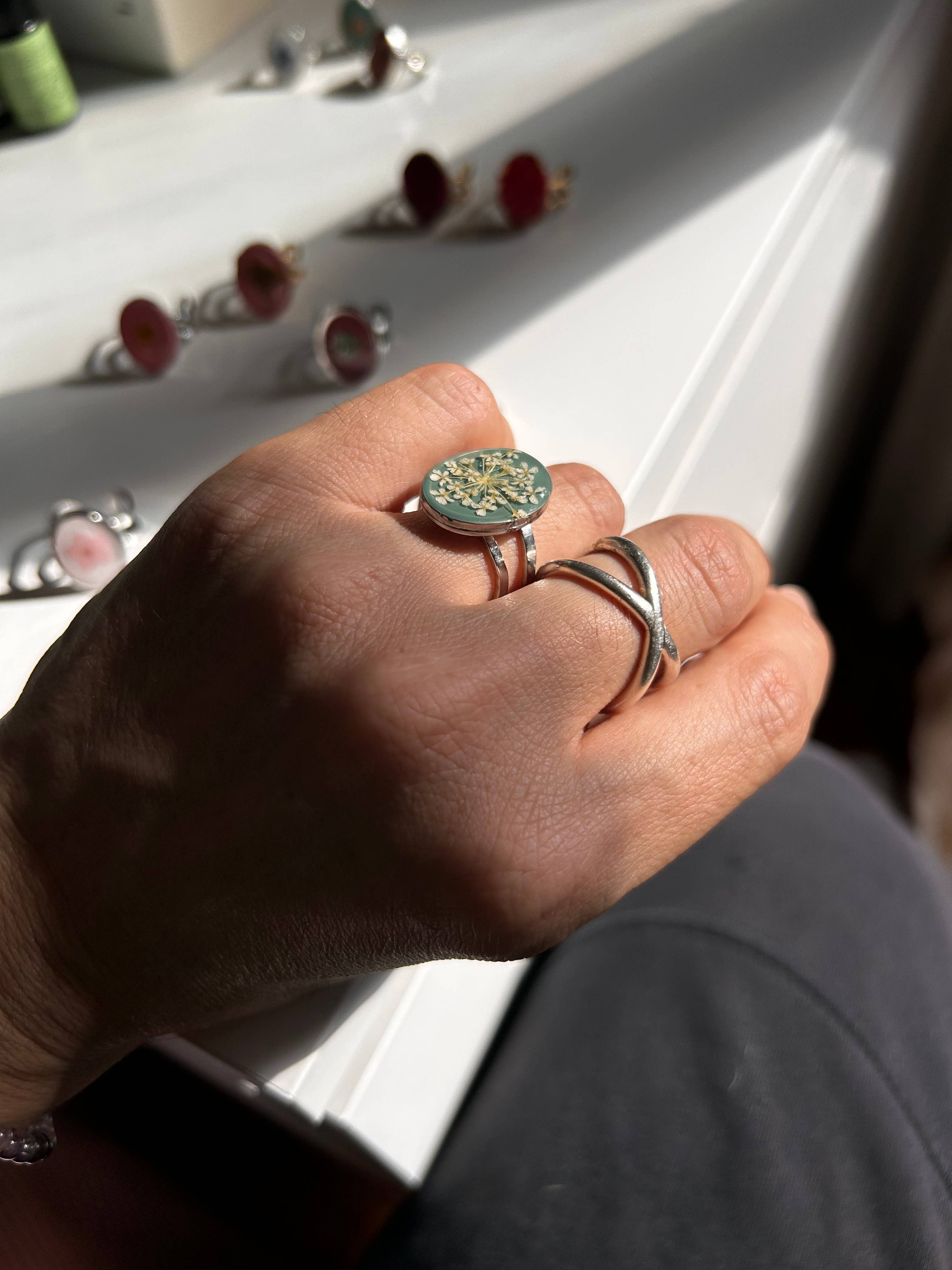 CAMILLE, ART BY NATALIA - Wholesale Band/Stacked Ring - VALENCIA Ring4