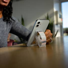 LoveHandle - Wholesale Phone Grip - LoveHandle PRO - Silver Glitter Elastic5