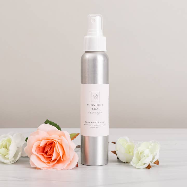 Midnight Sea Room and Linen Spray for wholesale by Refreshing Moments with Sharon
