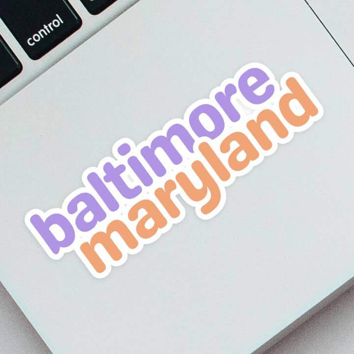 Chesapeake Charm Shop - Wholesale Sticker - Baltimore Maryland Vinyl Sticker
