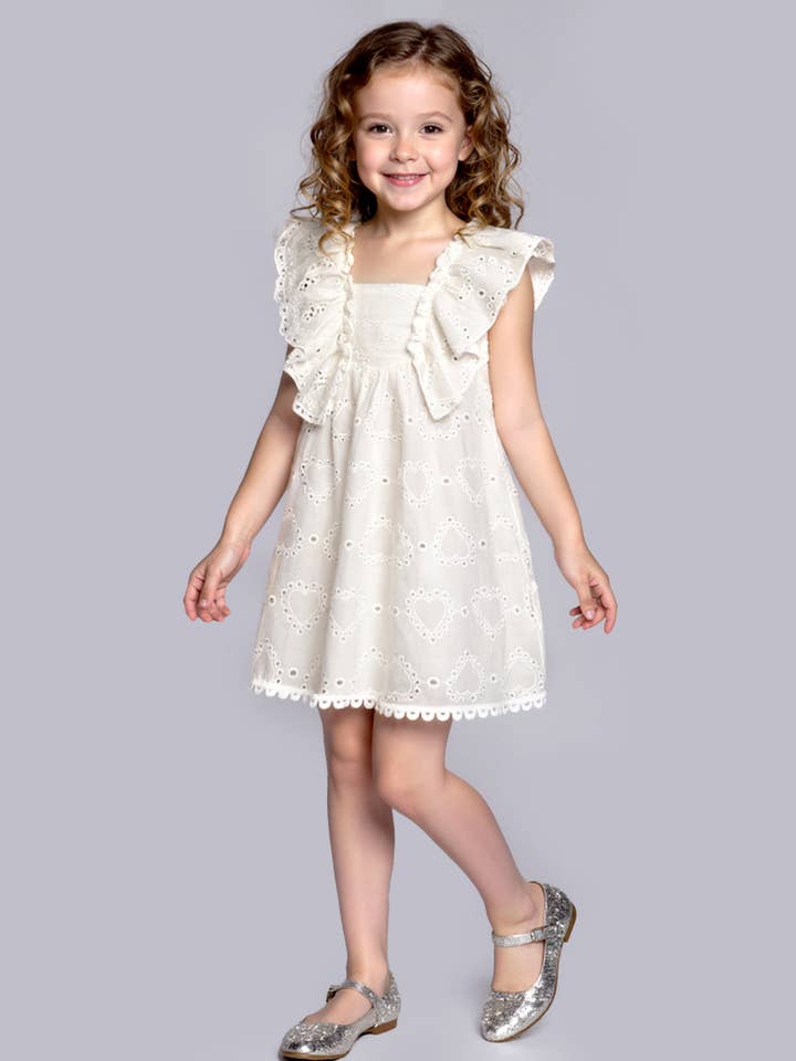 EMPIRE-RÜSCHEN-AUGENLOCH-KLEID für den Großhandel von Hannah Banana , Baby Sara