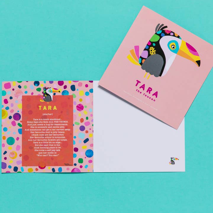 Padtastic Stationery - Wholesale Everyday greeting card - Tara Greeting Card1
