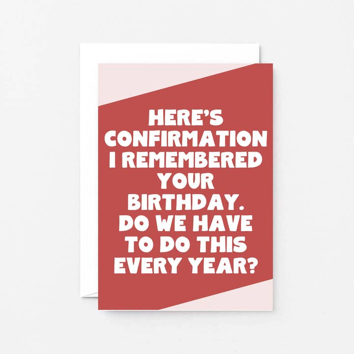 SixElevenCreations - Wholesale Birthday Card - Birthday Card | Every Year1