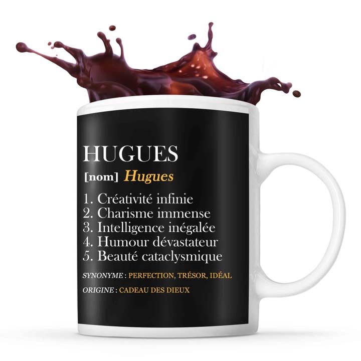 Mug Hugues Définition Perfection pour la vente par Planetee