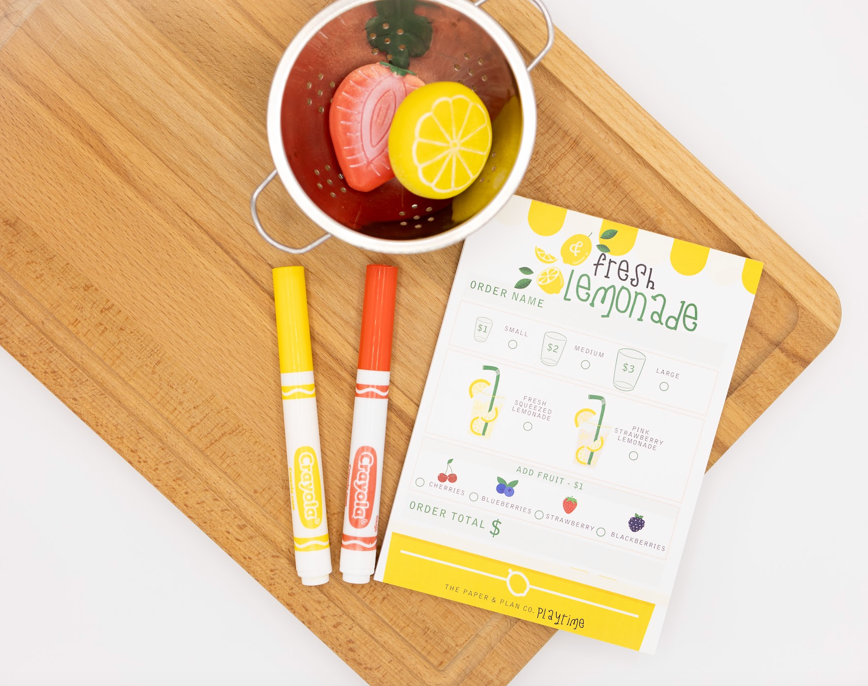 The Paper and Plan Co. - Wholesale Kunstset - Kinderen en baby - Lemonade Stand Speeltijd Pad®1