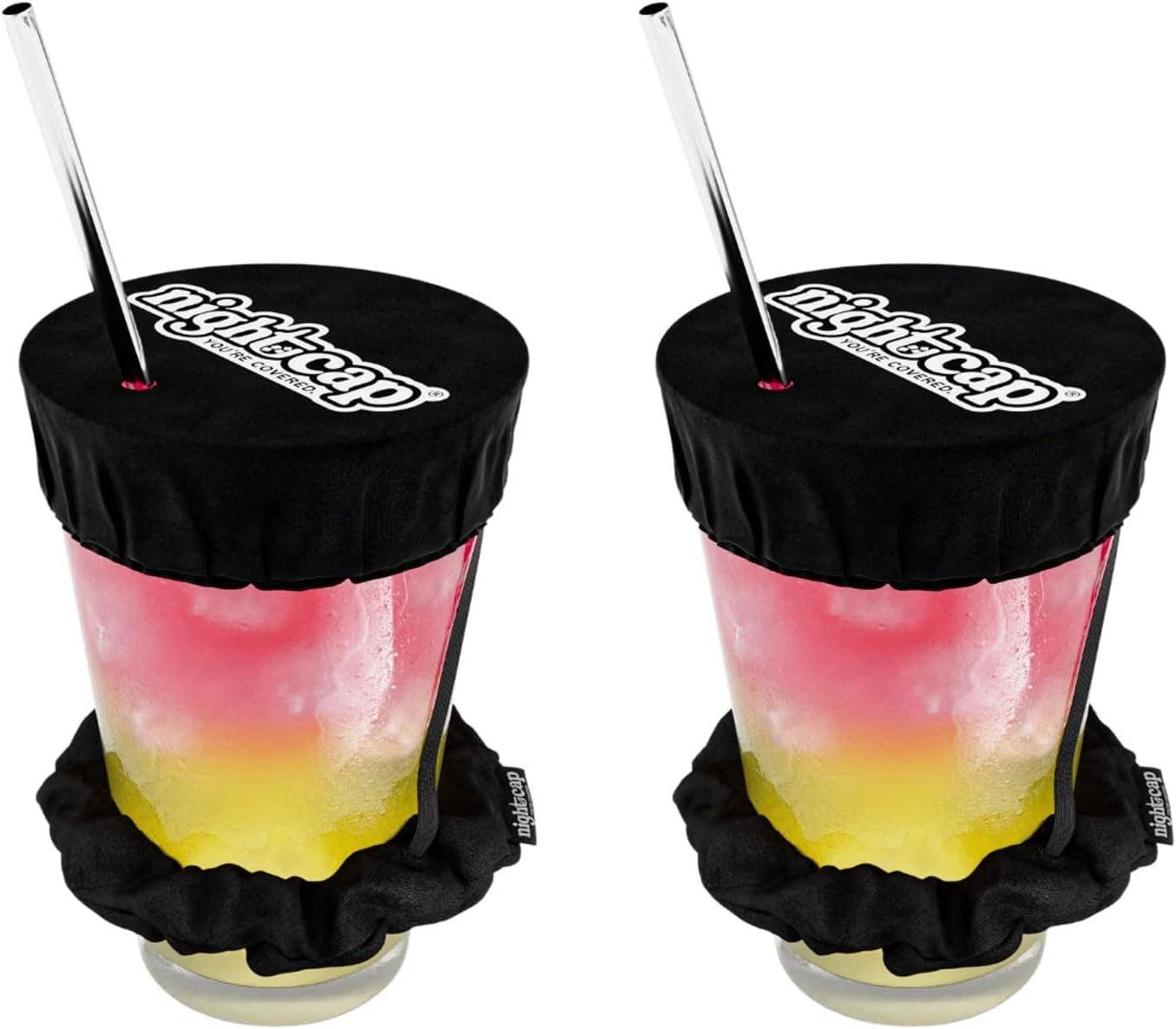 Krediz - Wholesale Drink Huggers & Koozies - Nightcap Drink Cover Scrunchie- The Reusable Drink Spiking Prevention Scrunchie As Seen on Shark Tank0