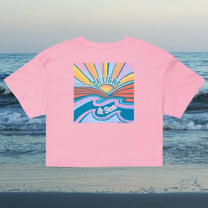 Back to The Waves Women’s crop top for wholesale by Of Light & Sea