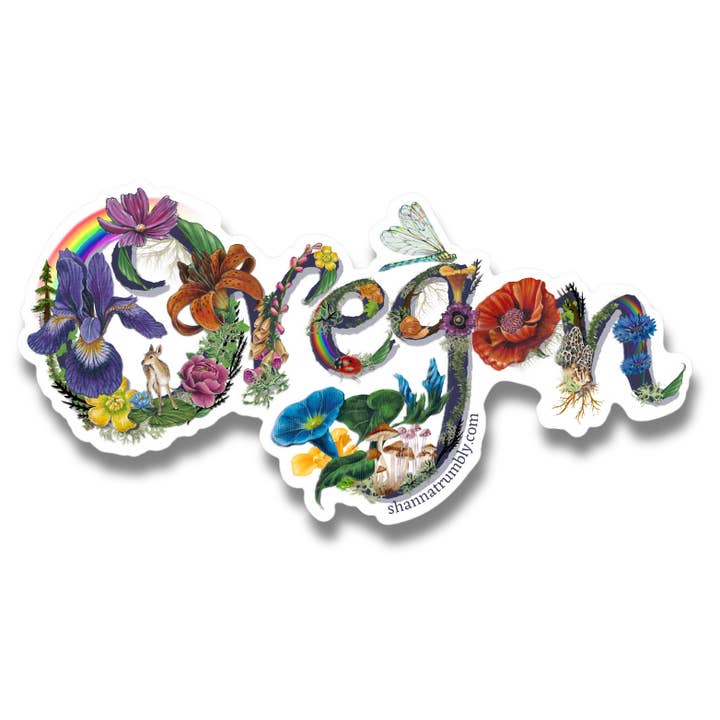 Oregon Sticker for wholesale by Shanna Trumbly