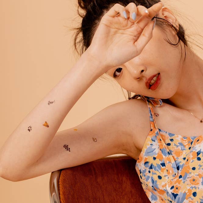 PAPERSELF – Engroshandel Midlertidig tatovering – Zoo Midlertidige Tatoveringer Klistermærker6