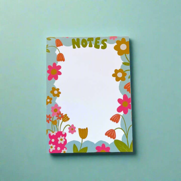 Elle Nicole - Wholesale Notepad - 4x5.5in Notepad - Floral Notes