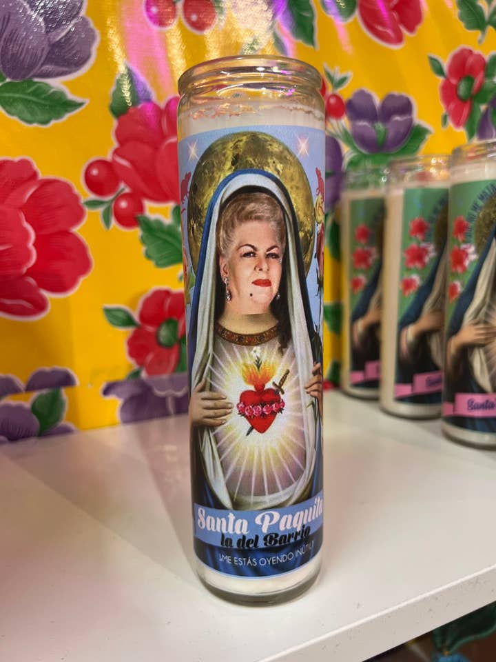 Paquita la del Barrio Saint Candle for wholesale by Very That
