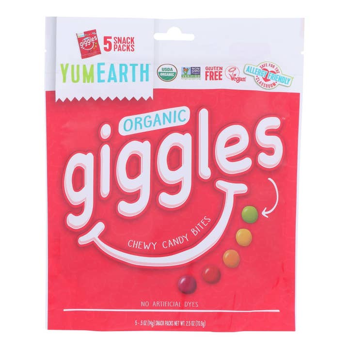 Everyday Supply Co - Wholesale Gummy - Yumearth - Candy Bag Og2 Giggles - CS of 12-5/.5 OZ