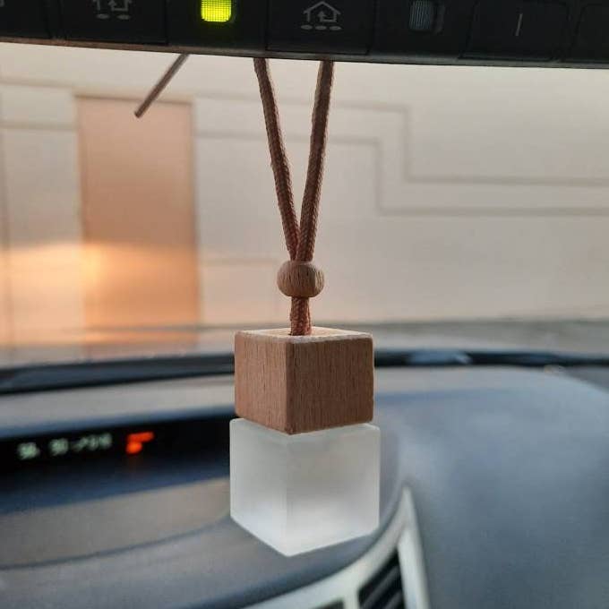 Car Freshie Frosted Hanging Diffuser | Fragrance Oils for wholesale by Rain City Rae's