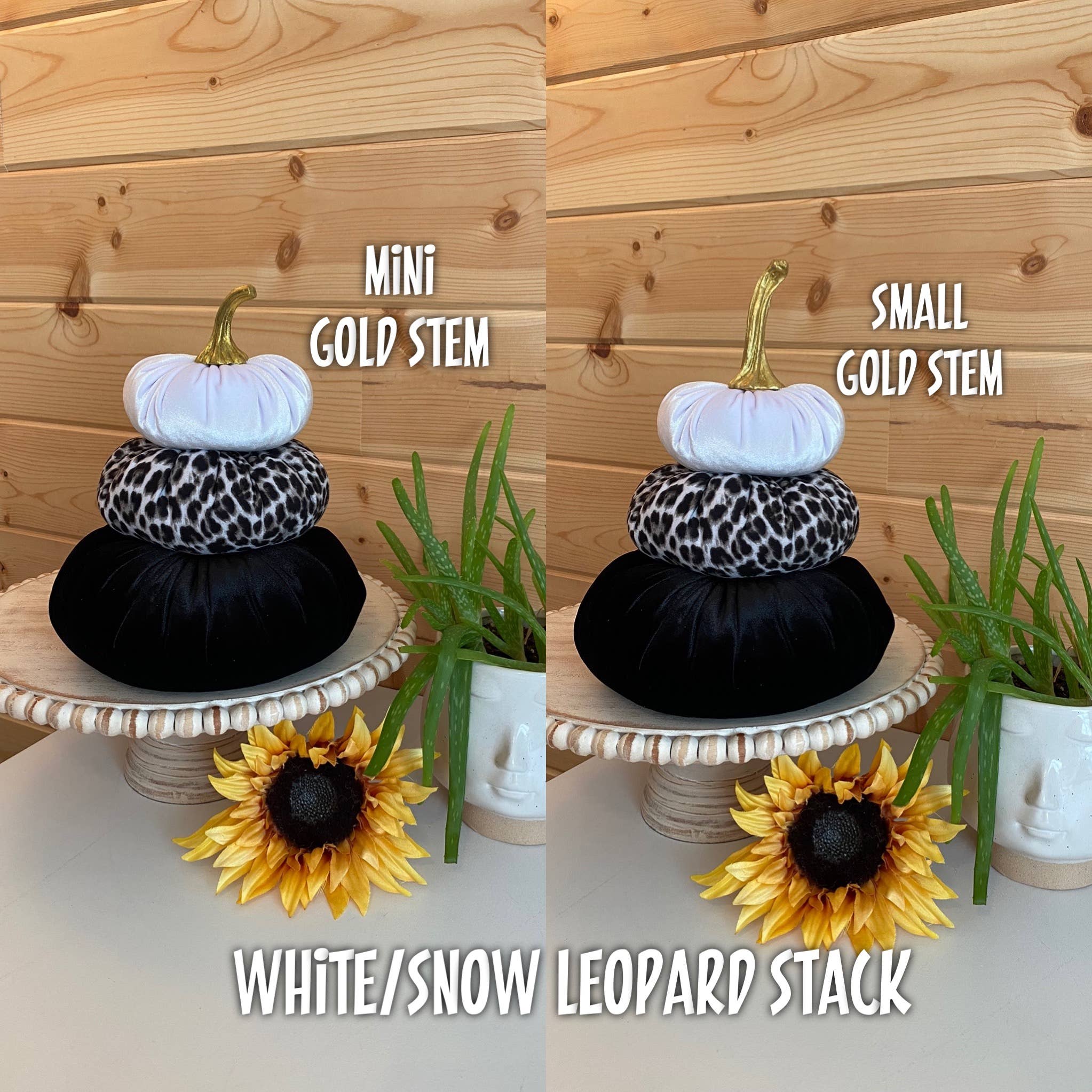 Leanne Bruce Co. - Wholesale Decorative Tabletop Object - Fabric Pumpkin Tiered Stacks Colorful Statement Centerpiece7