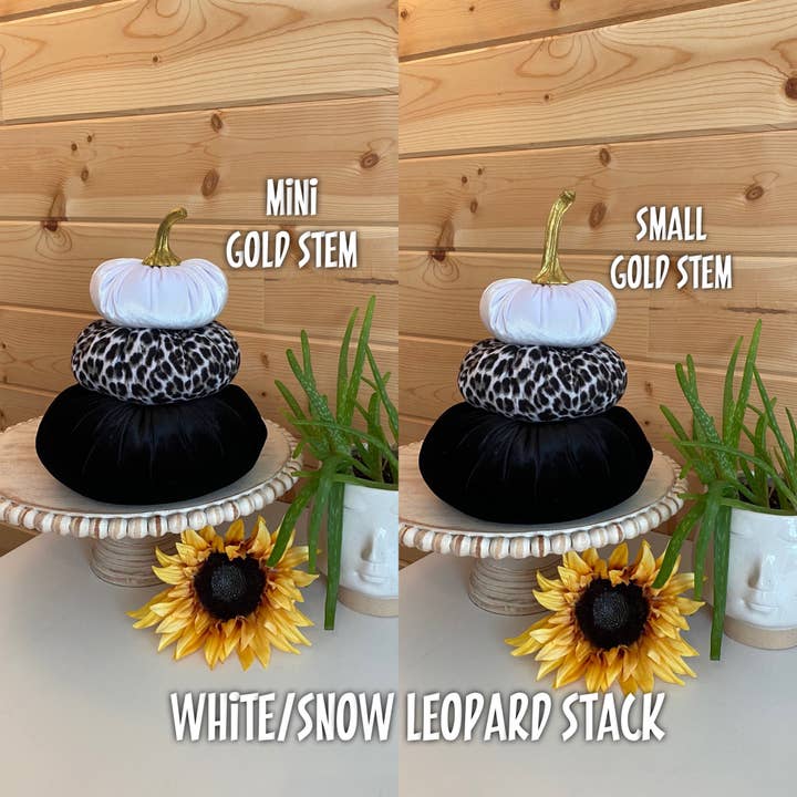 Leanne Bruce Co. - Wholesale Decorative Tabletop Object - Fabric Pumpkin Tiered Stacks Colorful Statement Centerpiece7