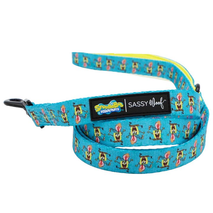 SASSY WOOF - Wholesale Pet Leash - Dog - Dog Leash - SpongeBob SquarePantsâ„¢ Jelly Fishin'