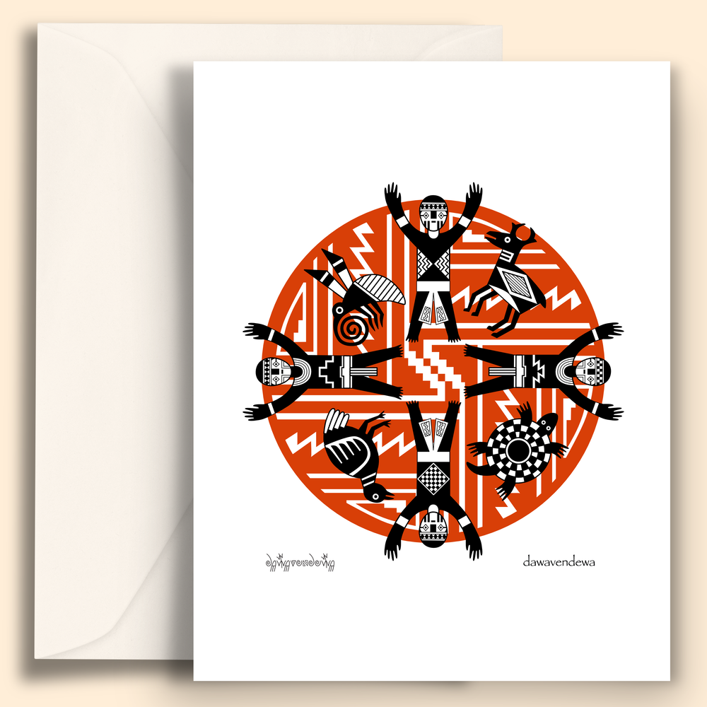Fourth World Design - Wholesale Everyday Greeting Card - Mimbres Journey1
