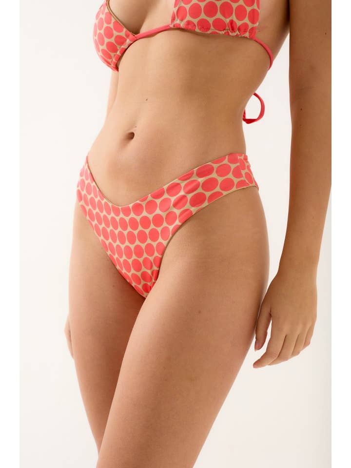 Petit_Luxe - Wholesale Swim Bottoms - Women's - Polka dot bikini bottom slip